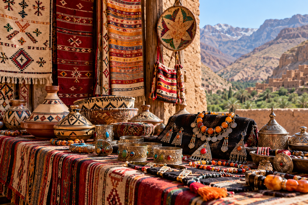 Different Amazigh artistic traditions and crafts