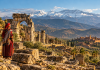 North African landscapes representing Amazigh history