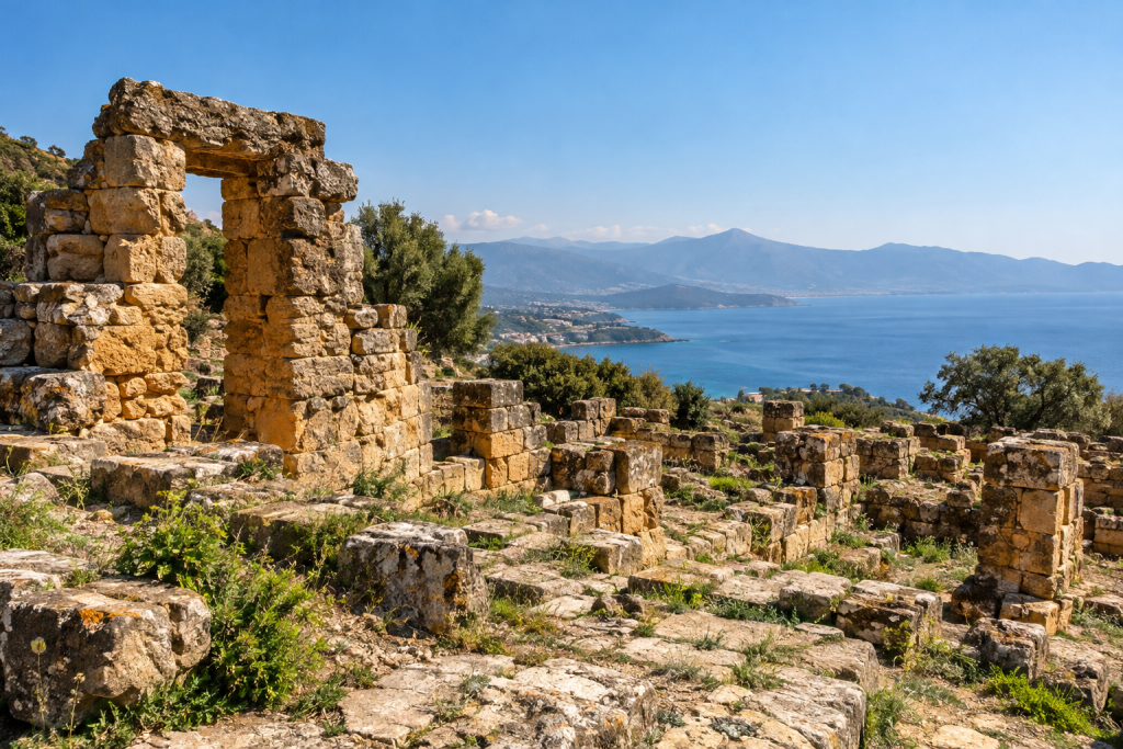 Ancient ruins connected with Numidia in North Africa