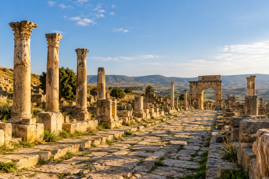 Roman archaeological remains in North Africa