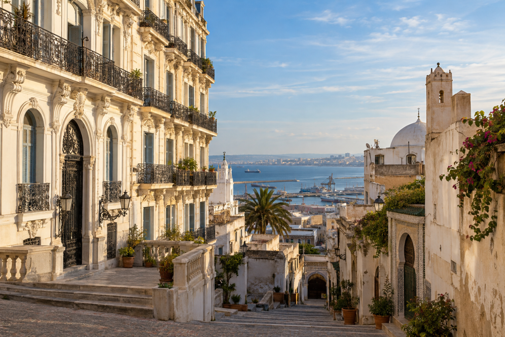 North African city during the colonial period