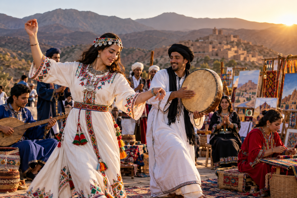 Modern Amazigh cultural gathering