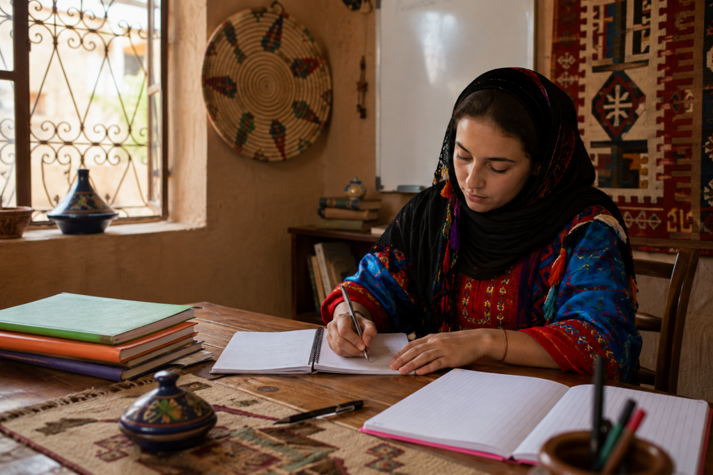 Amazigh language learning environment