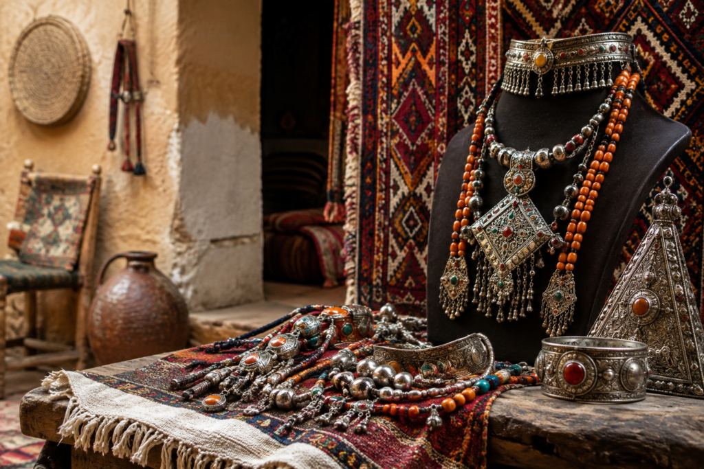 Amazigh jewelry and handmade crafts