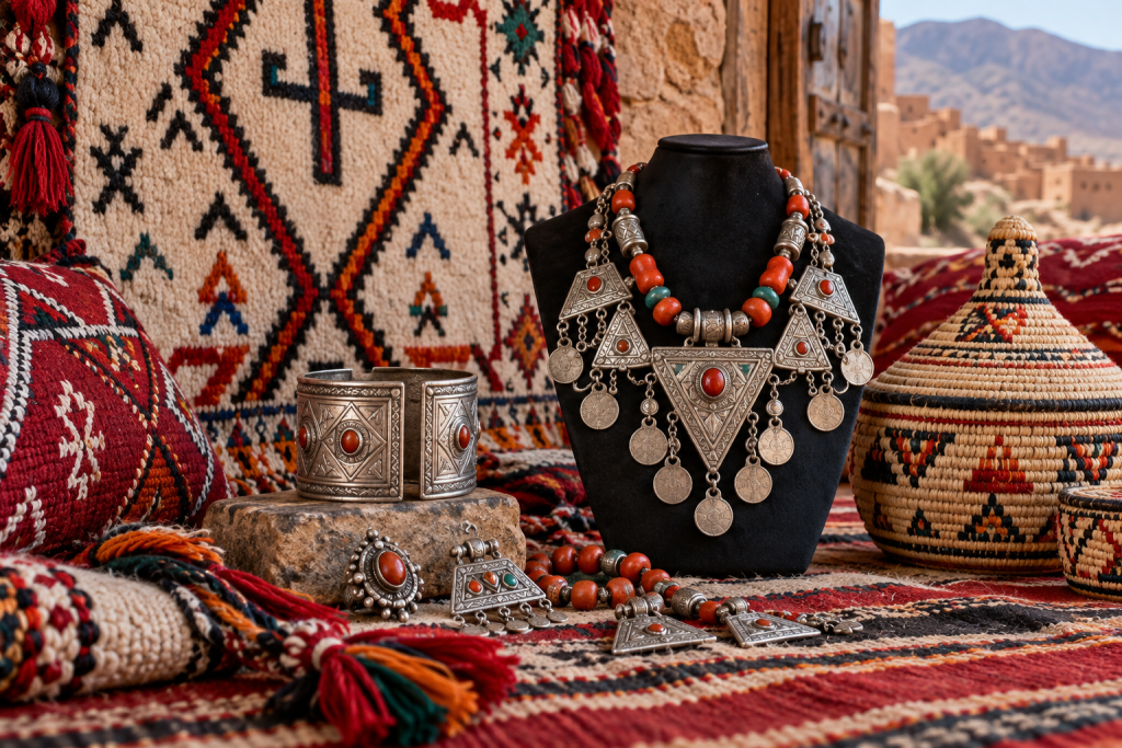 Amazigh jewelry and artistic patterns