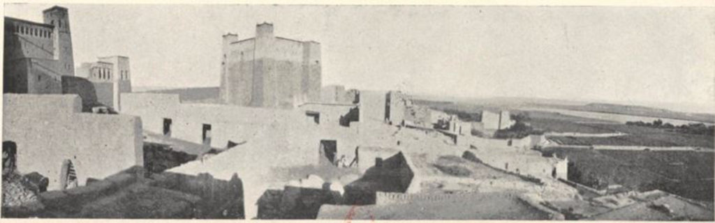 Traditional Amazigh tighremt architecture made from earth and stone