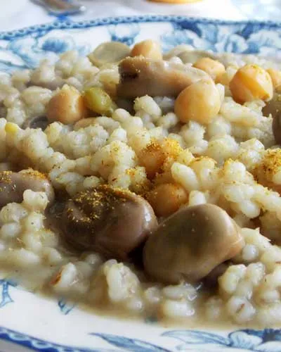 Traditional Amazigh Yennayer dishes prepared for celebration