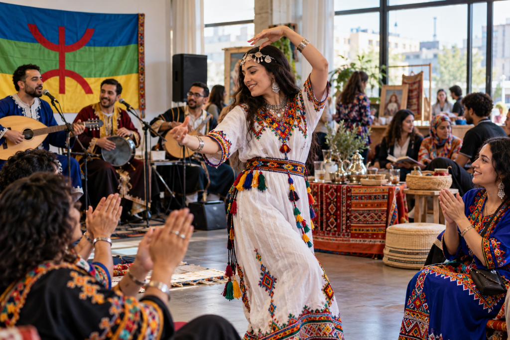 Amazigh diaspora community preserving language