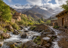 Amazigh mountain landscape representing Anzar rain traditions