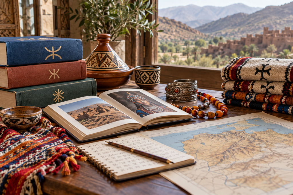Research materials for learning about Amazigh culture