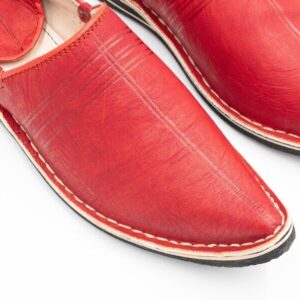 Handmade Slippers, Men Leather Babouche - Image 2