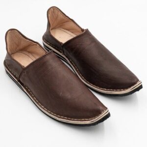 Handmade Slippers, Men Leather Babouche - Image 6