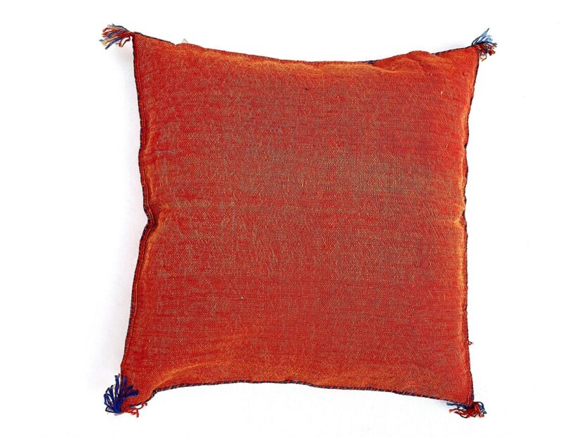orange Pillows silk 24x24, Ring bearer pillow - Image 2