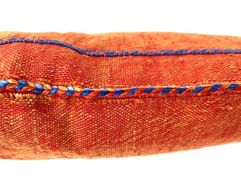 orange Pillows silk 24x24, Ring bearer pillow - Image 3