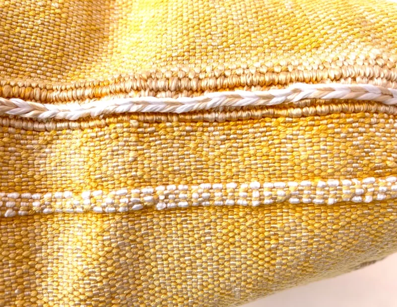 Yellow Pillows Silk 20x20, Ring Bearer Pillow - Image 2