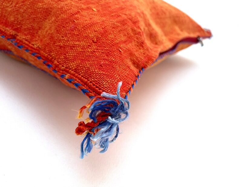 orange Pillows silk 24x24, Ring bearer pillow - Image 7