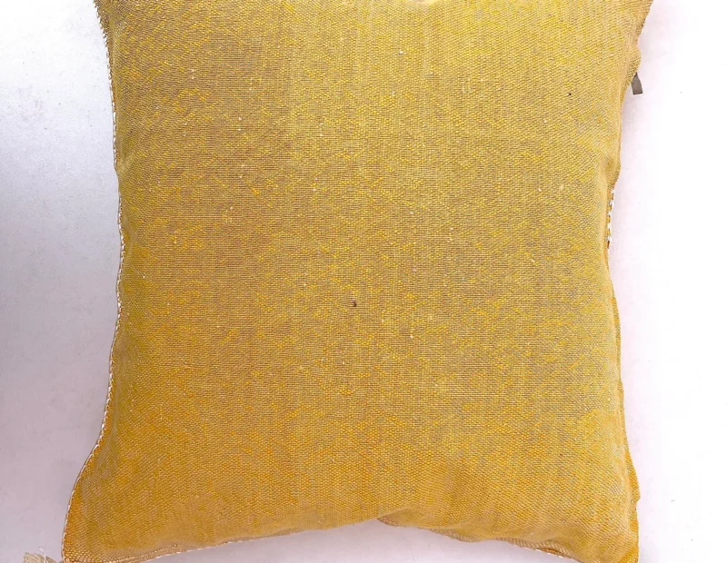 Yellow Pillows Silk 20x20, Ring Bearer Pillow - Image 5