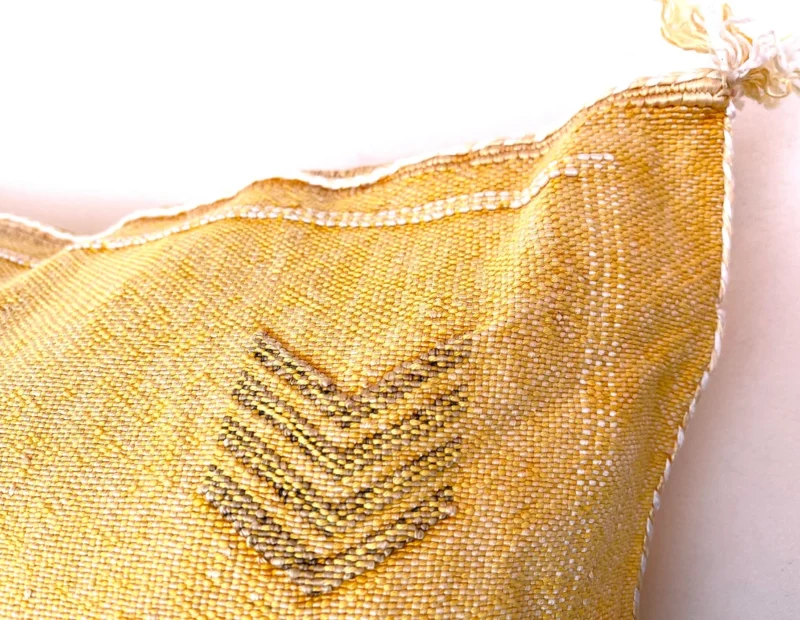 Yellow Pillows Silk 20x20, Ring Bearer Pillow - Image 6