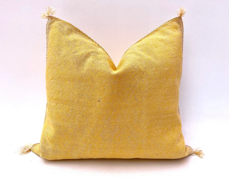 Yellow Pillows Silk 20x20, Ring Bearer Pillow - Image 8