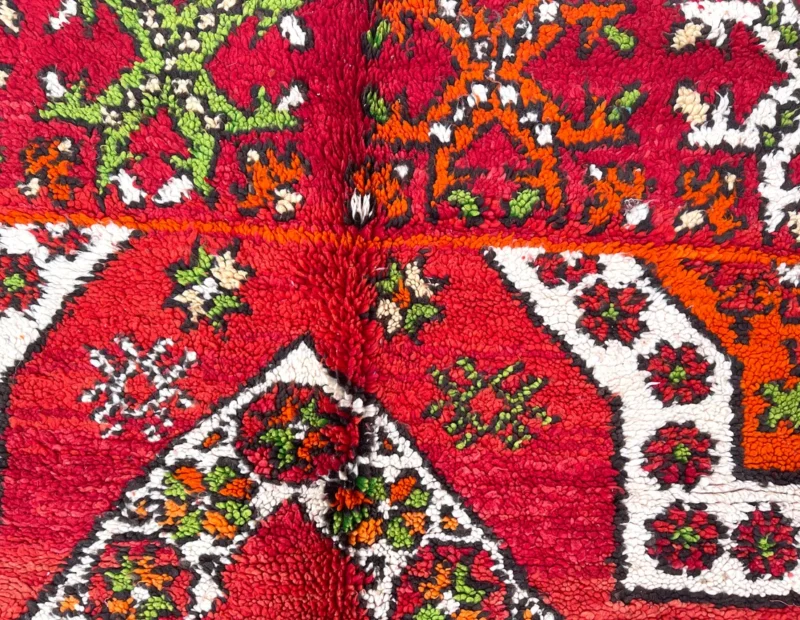 5x8ft - Luxury Handwoven Boujaad Rug, Berber Design - Image 2