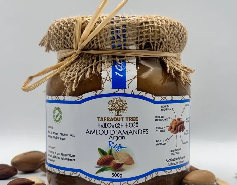 Almond amlou with argan oil. Diet. - Image 3
