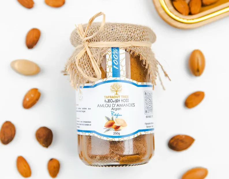 Almond amlou with argan oil. Diet. - Image 2
