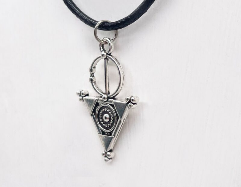 Berber fibula necklace / boho ethnic jewelry - Image 4