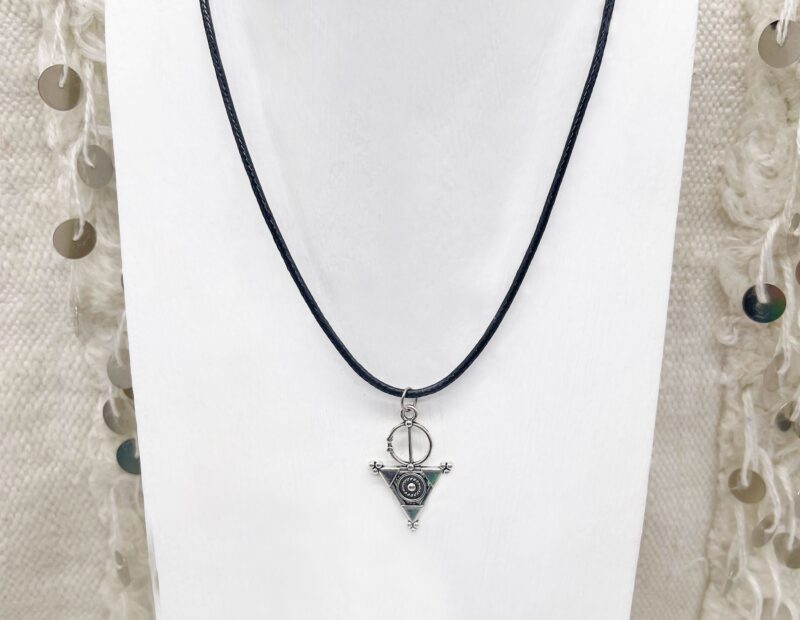 Berber fibula necklace / boho ethnic jewelry - Image 2