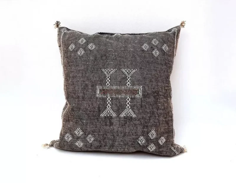 Pillows inspired by Berber cactus silk
