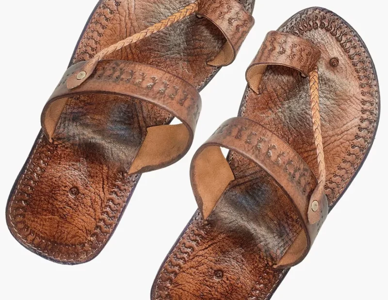 Traditional Berber Sandal Flip Flop flats Shoes - Image 2