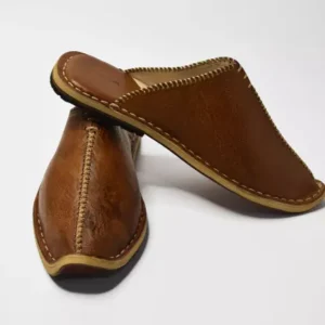 Amazigh Men's slippers Handmade shoes Leather - Image 5