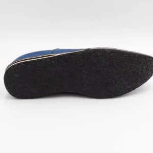 Berber Leather Handmade Slippers (Blue) - Image 4