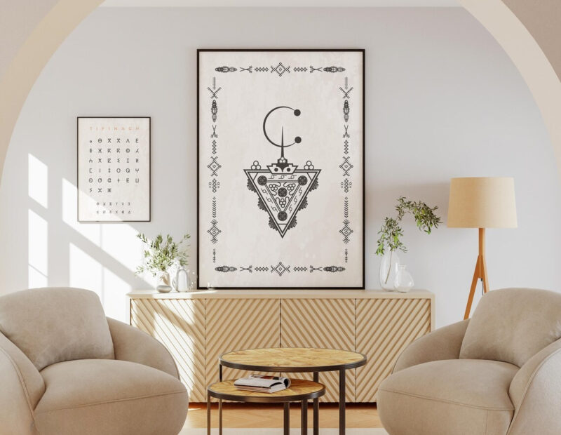 Amazigh art fibula, Amazigh painting - Image 3