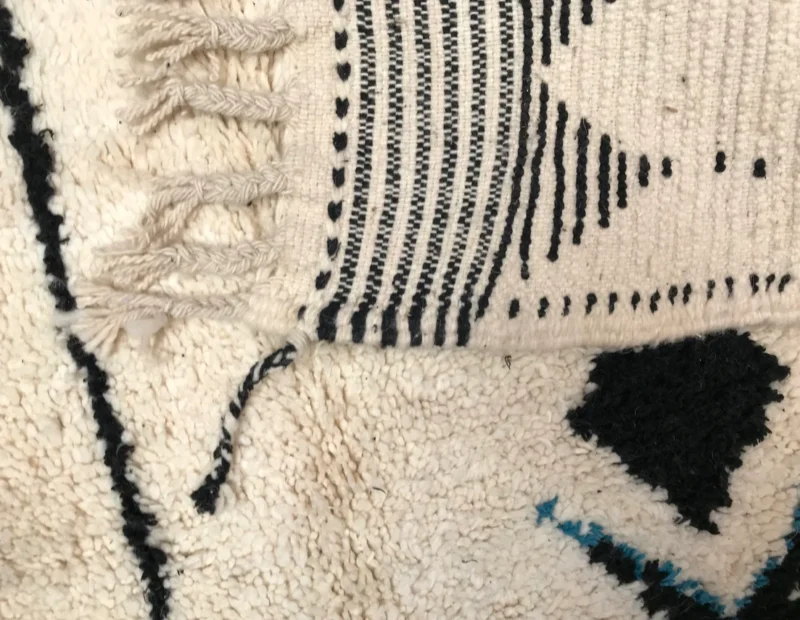 5x9ft - Amazigh wool rug, Elegant home decor - Image 5