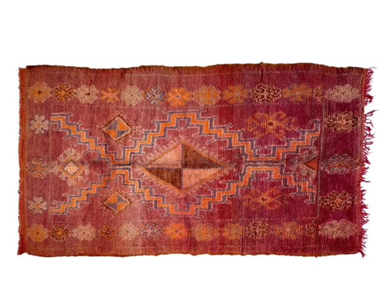 Amazigh wool rug, Handmade rug, Elegant - Image 11