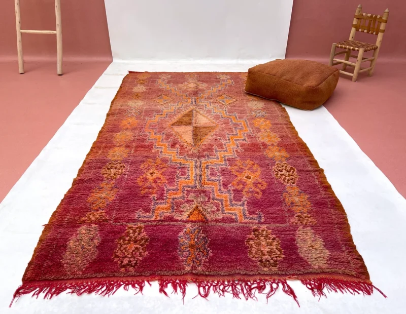 Amazigh wool rug, Handmade rug, Elegant - Image 7