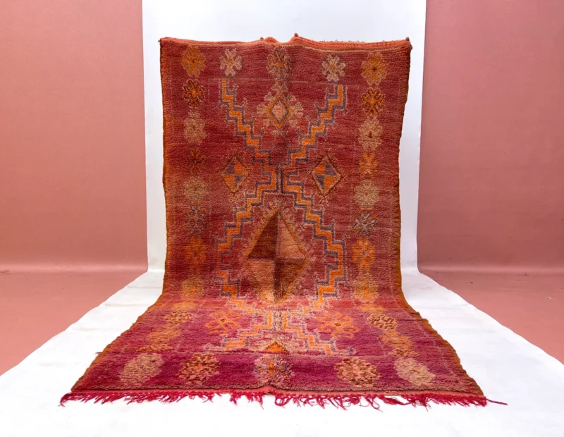 Amazigh wool rug, Handmade rug, Elegant - Image 10