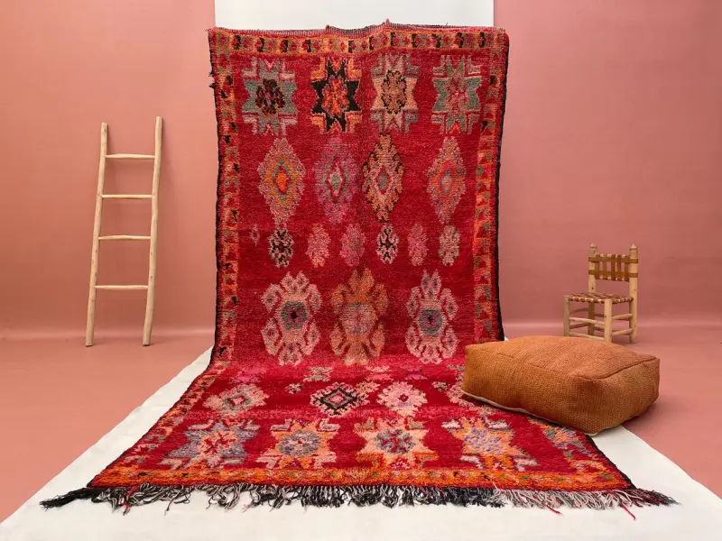 5x12ft - Berber handwoven rug, Moroccan tribal rug
