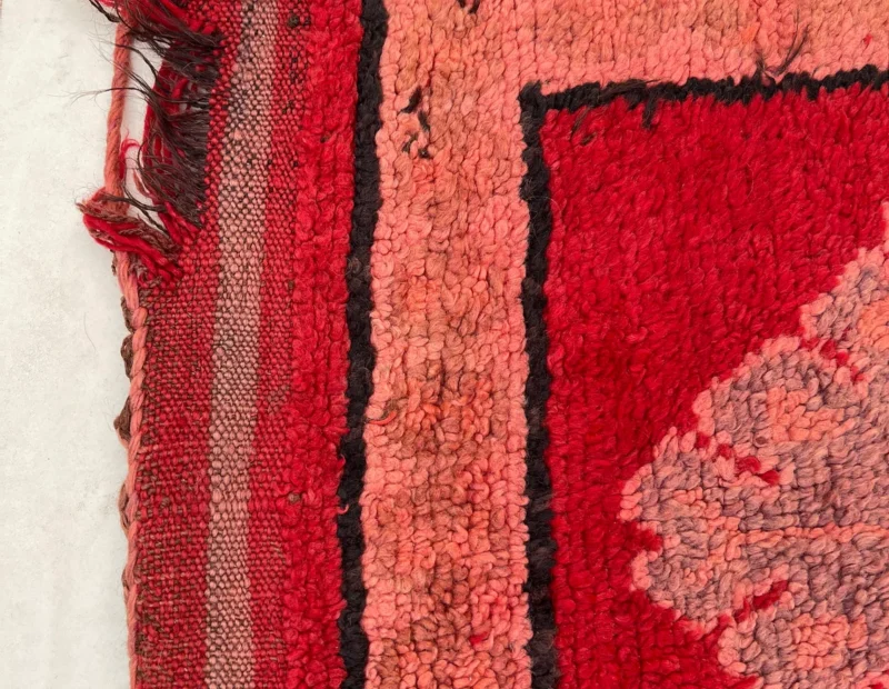 4x12ft - Moroccan Boujaad rug, Handwoven wool rug - Image 2