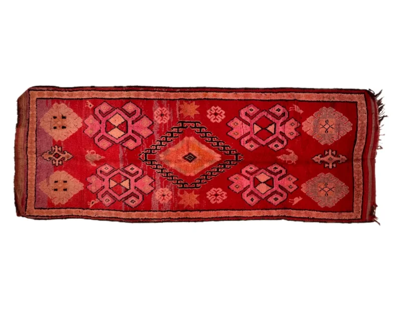 4x12ft - Moroccan Boujaad rug, Handwoven wool rug - Image 5