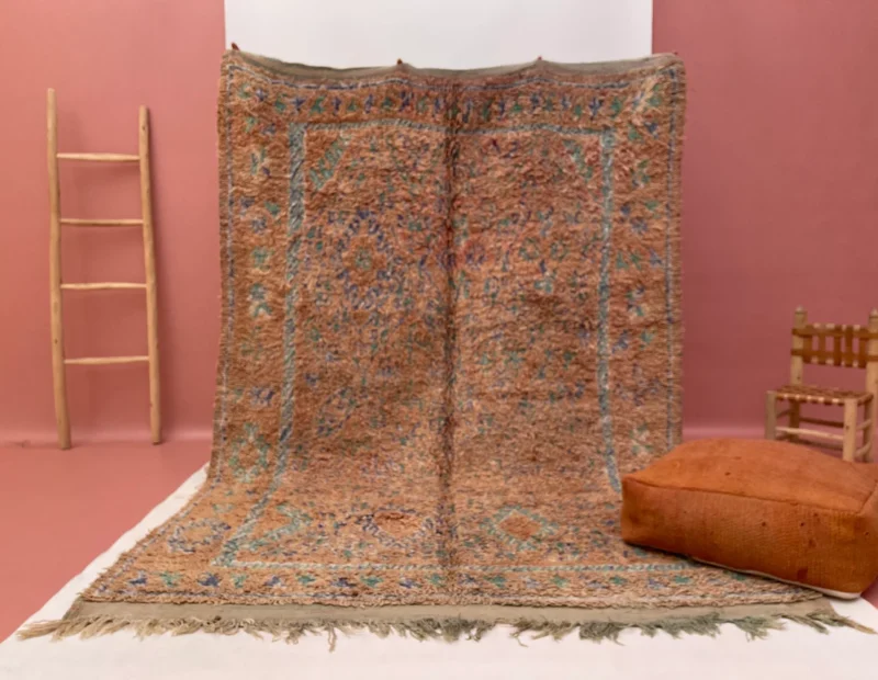 6x9ft - Handwoven Moroccan Berber Wool Rug - Image 9