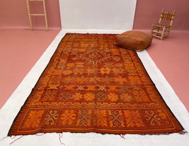 Berber rugs, 5ftx10ft Vintage, wool rug - Image 10