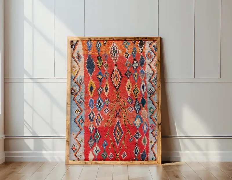 Colorful Moroccan Rug Print - Berber Wall Art - Image 3