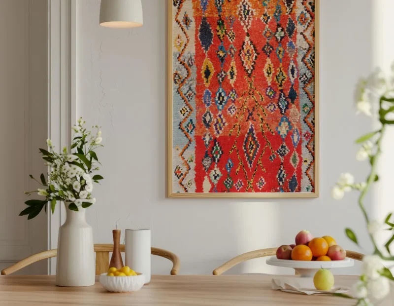 Colorful Moroccan Rug Print - Berber Wall Art - Image 4