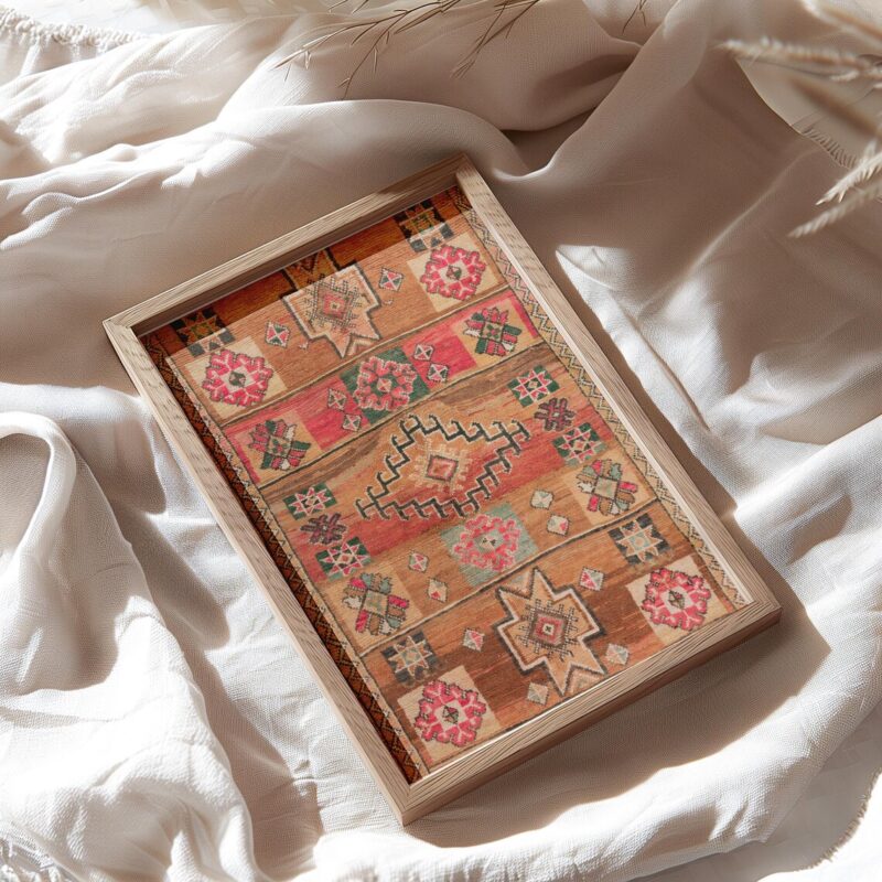 Colorful Moroccan Rug Photo Print - Berber Wall Art