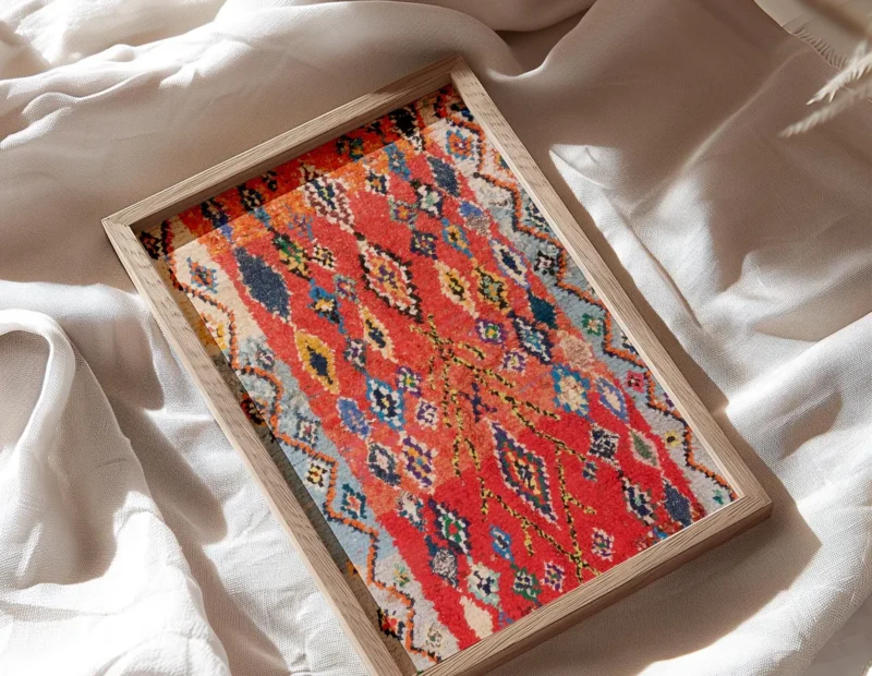 Colorful Moroccan Rug Print - Berber Wall Art - Image 6