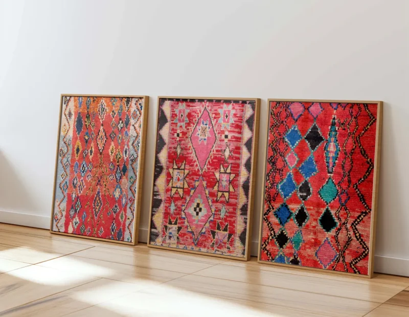 Colorful Moroccan Rug Print - Berber Wall Art - Image 7