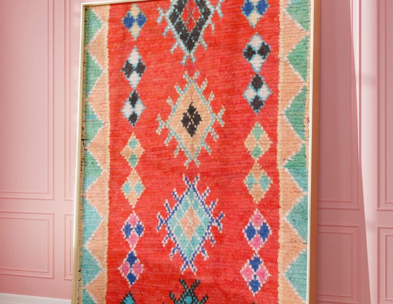 Colorful Moroccan Rug Print - Berber Wall Art - Image 5