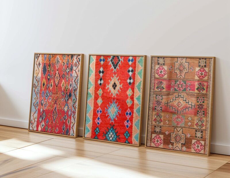Colorful Moroccan Rug Print - Berber Wall Art - Image 6