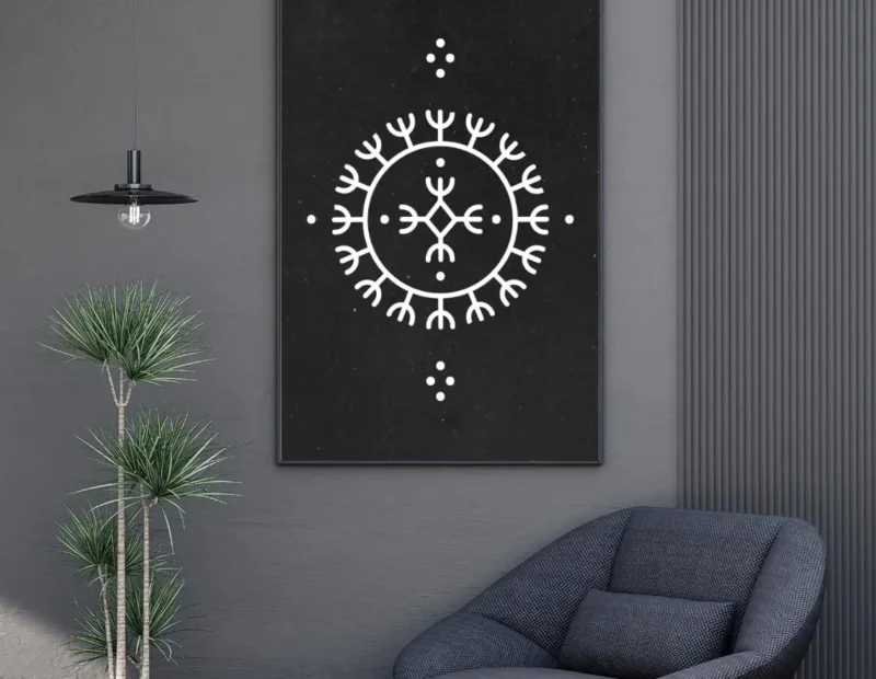 Set of 3 Berber Amazigh Tattoo Designs of Taurus - Image 5